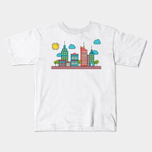 city 03 Kids T-Shirt